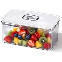 Amazon｜Packlyx 真空保存容器 自動真空 保存容器 1.2L ABS食品級素材